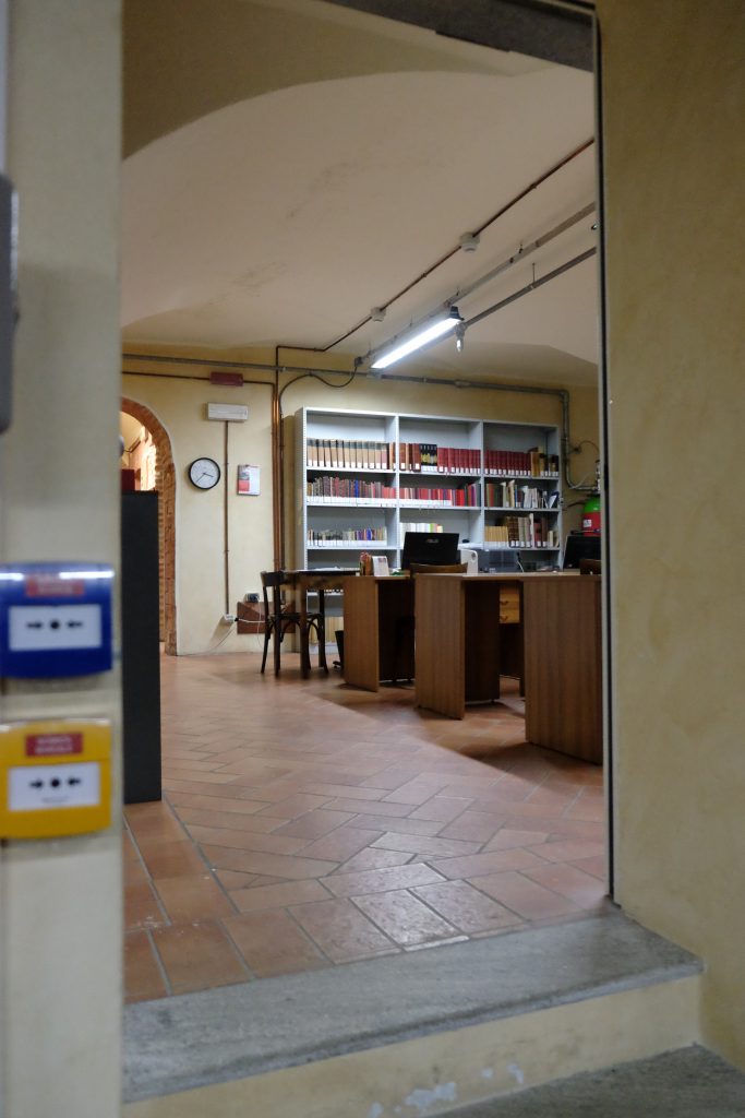 Scorcio sulla sala consultazione