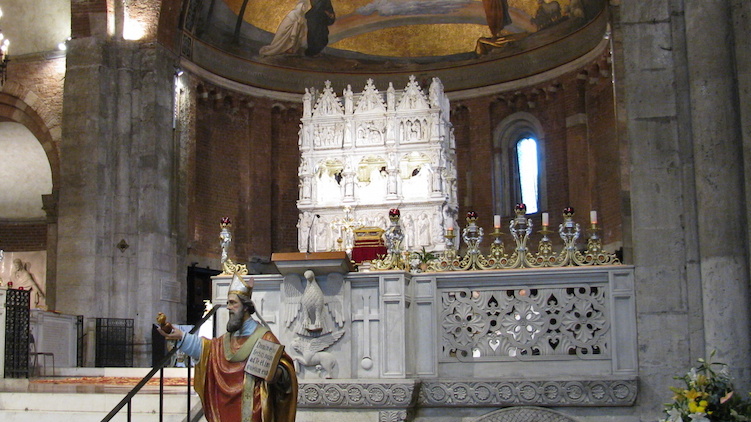 Santi/ Vescovi/ Traslazione del corpo di Sant'Agostino tra religios
