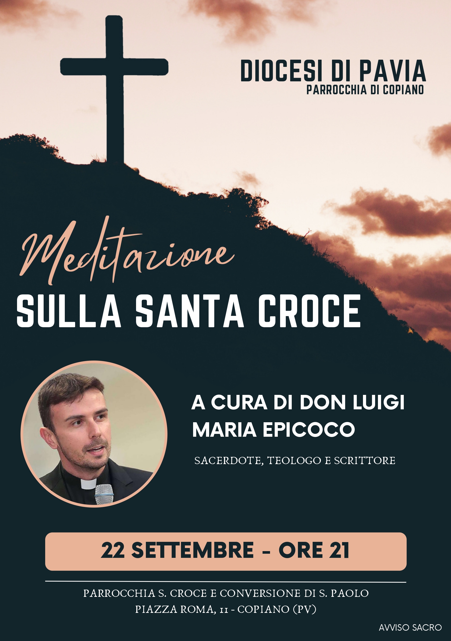 Don Luigi Maria Epicoco Dove Vive A Copiano la meditazione con don Luigi Maria Epicoco - Diocesi di Pavia