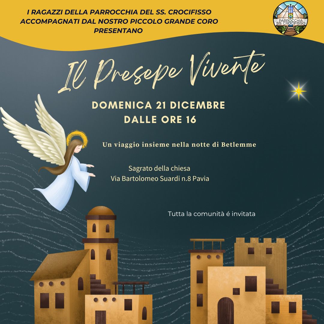 Sul sagrato del SS. Crocifisso torna la magia del Presepe Vivente